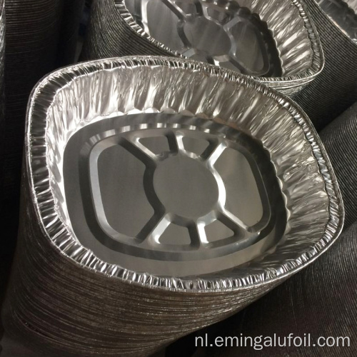 7500ml ovale aluminiumfolie bakvorm